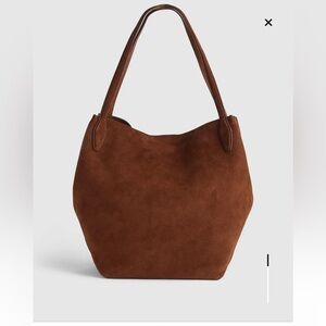 Madewell Shopper Tote Suede Mahogany Brown boho chic Shoulder Bag Women’s OS NWT
